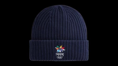 Kith x New Era Olympics Heritage Nagano Knit Beanie Nocturnal