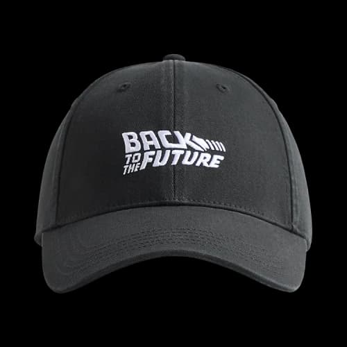 Kith x Back to the Future Twill Classic Cap Black