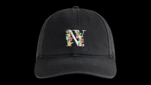 Kith x 47 Brand Floral NY Washed Twill Classic Cap Black