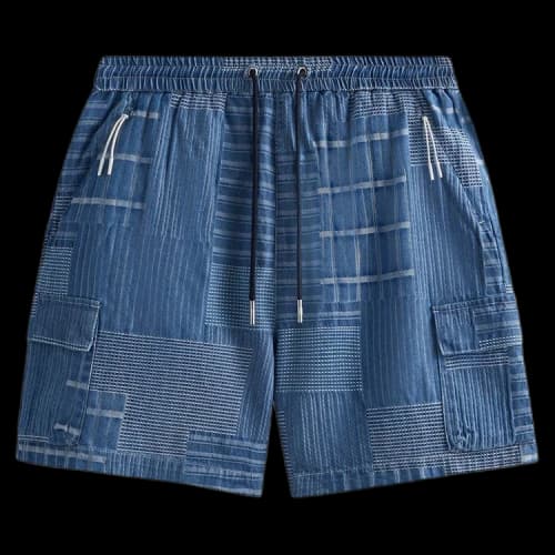Kith Japanese Indigo Jacquard Wolcott Short 'Indigo'