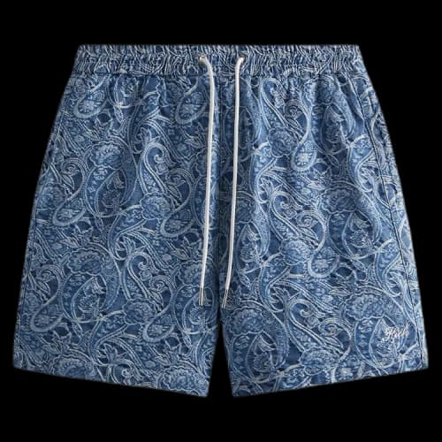 Kith Japanese Indigo Paisley Active Short 'Indigo'