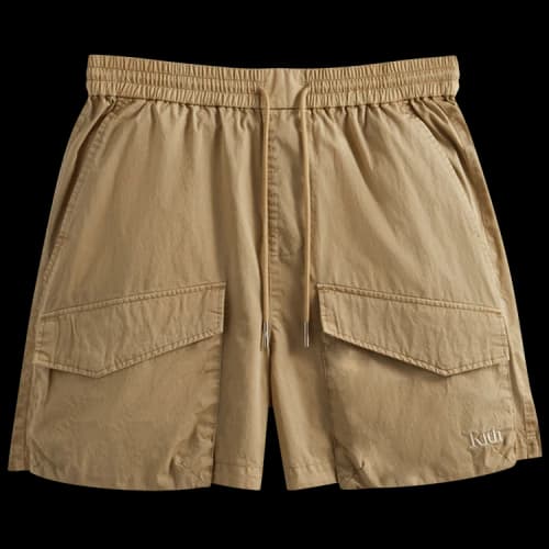 Kith Washed Cotton Boreum Cargo Pocket Short 'Canvas'