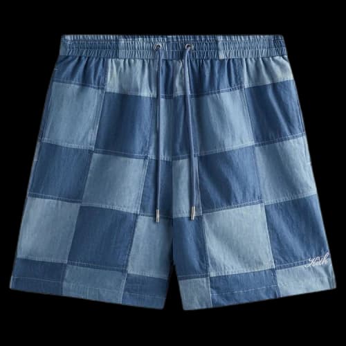 Kith Patchwork Indigo Active Short 'Indigo'