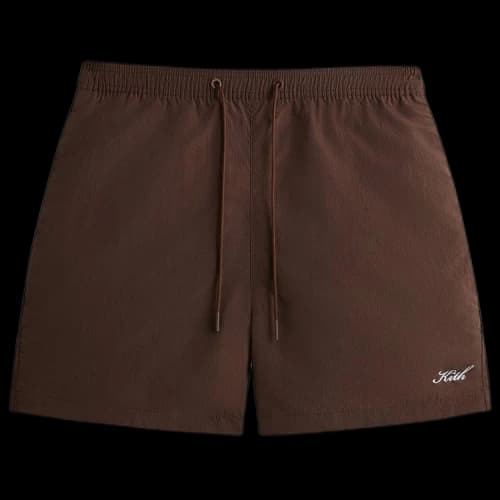 Kith Garment Washed Active Swim Short 'Saddle'