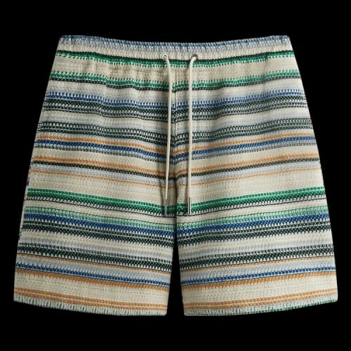Kith Woven Stripe Curtis Short 'Current'