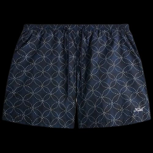 Kith Geometric Stitch Active Swim Short 'Nocturnal'