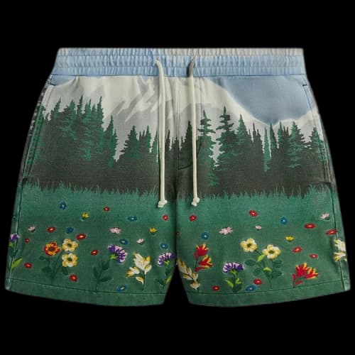 Kith Scenic Fleece Curtis Short 'Larimar'