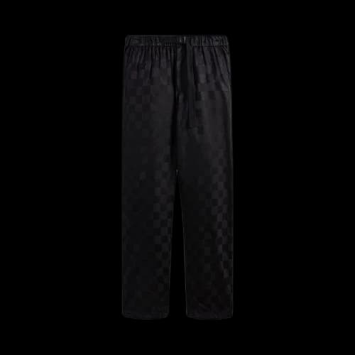 Kith Checkered Satin Davon Pant 'Black'