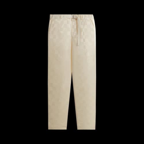 Kith Checkered Satin Davon Pant 'Sandrift'