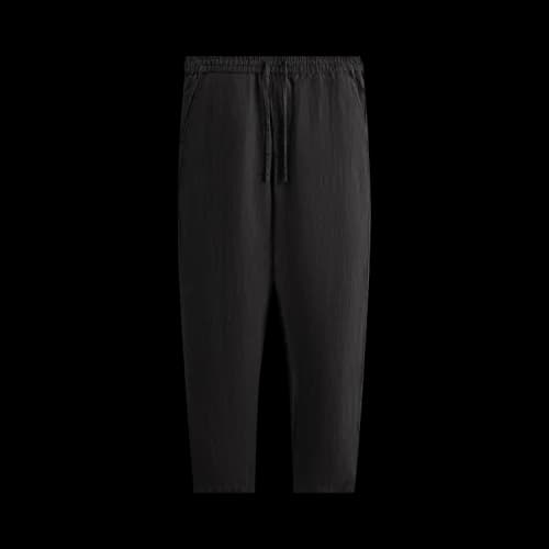 Kith & Kin Herringbone Linen Barrow Pant 'Black'