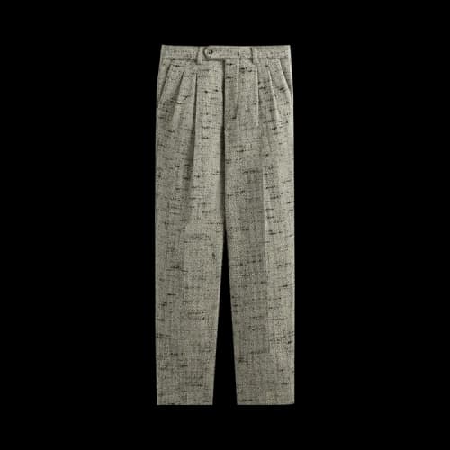 Kith & Kin Tweed Kylan Pleated Trouser 'Fin'