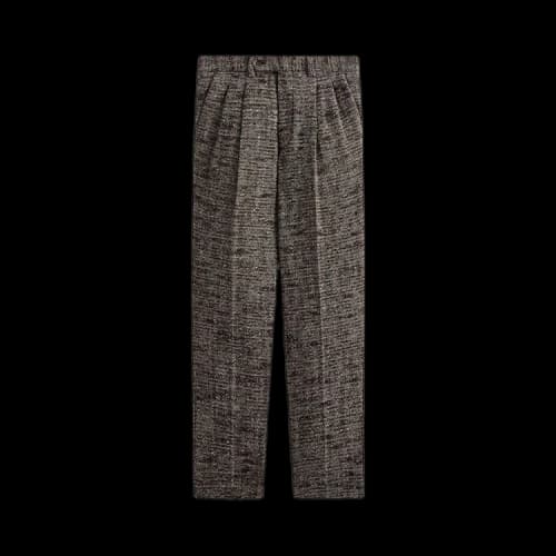 Kith & Kin Tweed Kylan Pleated Trouser 'Theory'