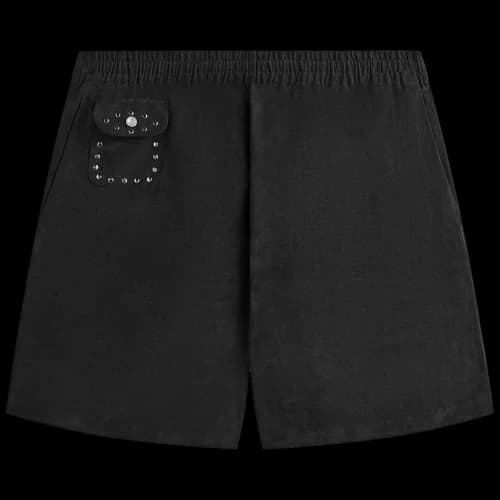 Kith & Kin Cupro Linen Kellen Short 'Black'
