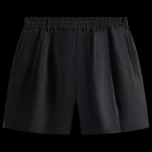 Kith Cupro Linen Jude Short 'Black'