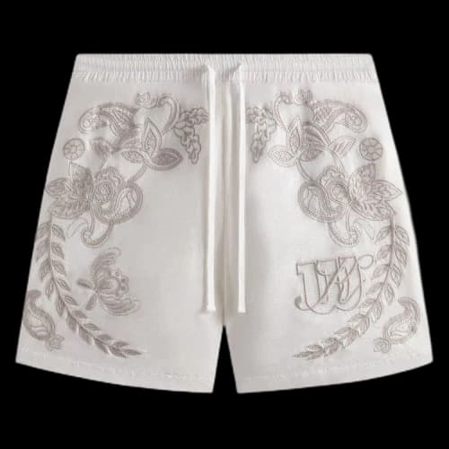 Kith x Wilson Embroidered Mesh Active Short 'White'