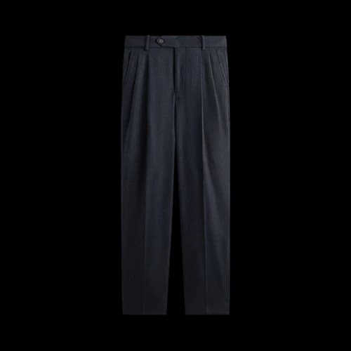 Kith Wool Twill Kylan Pleated Trouser 'Nocturnal'