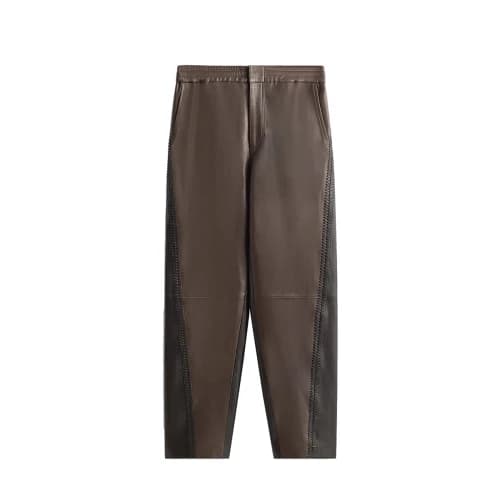 Kith &Kin Irving Combo Leather Moto Pant 'Hickory'