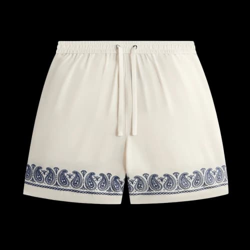 Kith Cupro Linen Cedar Short 'Silk'