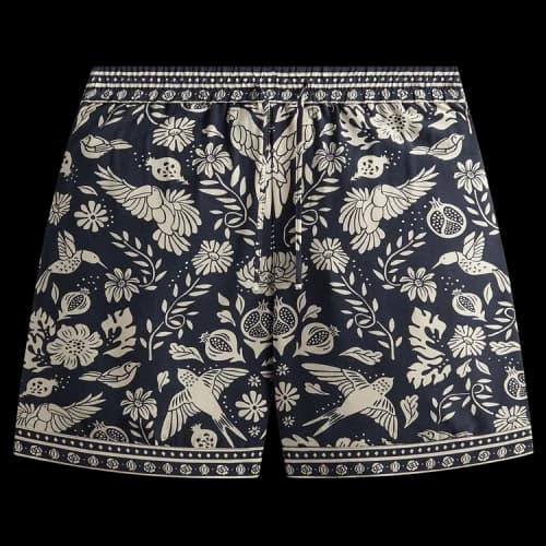 Kith Cupro Linen Curtis Short 'Nocturnal'