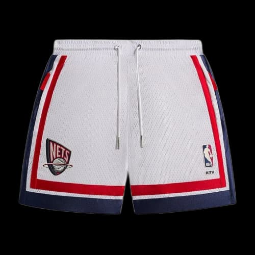 Kith For NBA All-Star New Jersey Nets Shorts 'White'