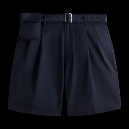 Kith &Kin Tropical Wool Emrys Pleated Short 'Nocturnal'