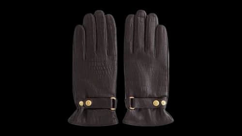 Kith Croc Debossed Leather Gloves Incognito