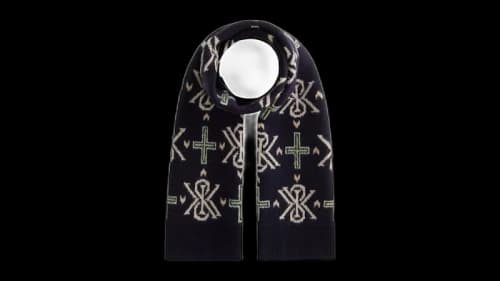 Kith Knitted Fairisle Scarf Nocturnal