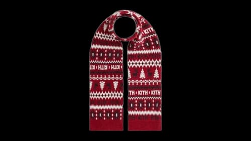 Kith Kithmas Fair Isle Knit Scarf Allure