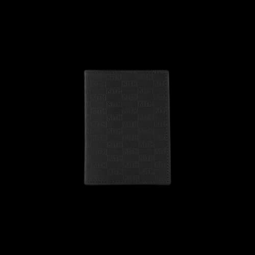 Kith Kithmas Monogram Bi-Fold Wallet Black