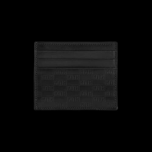 Kith Kithmas Monogram Card Holder Black