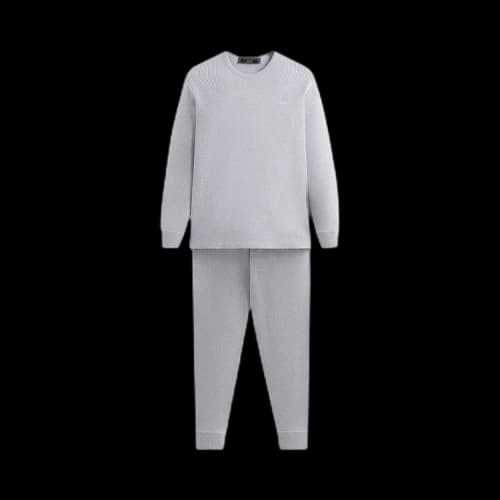Kith Waffle Thermal Set 'Light Heather Grey'