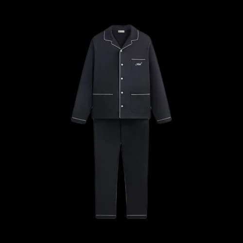 Kith Kithmas Script Pajama Set (FW24) Black