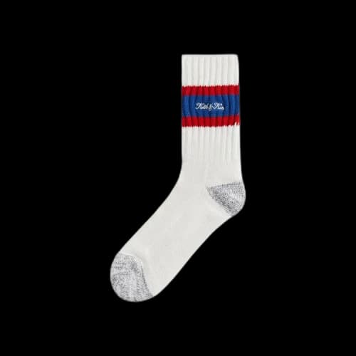 Kith Chunky Rib Striped Crew Socks 'Retro'