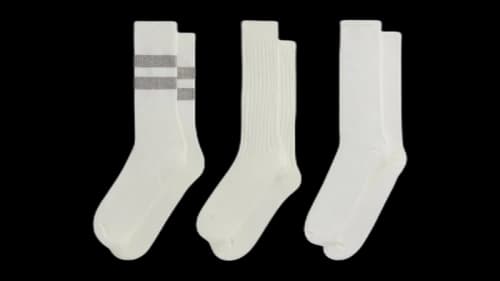 Kith 3-Pack Mixed Cotton Socks Silk