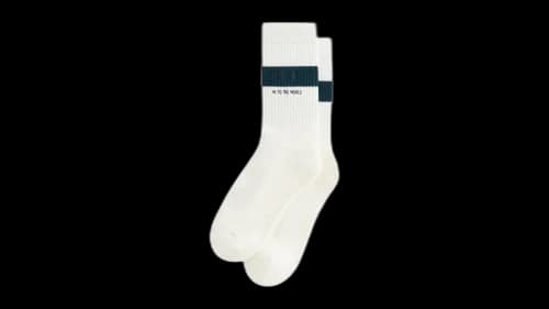 Kith Striped Cotton Crew Socks Silk