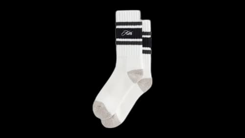 Kith Chunky Cotton Crew Socks Black