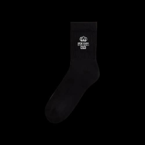 Kith Insignia Cotton Mid Crew Socks 'Black'