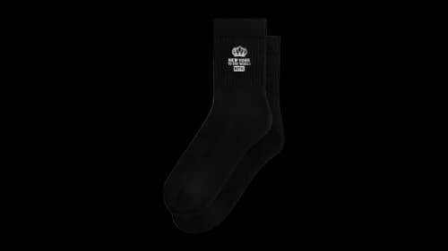 Kith Insignia Cotton Mid Crew Socks Black