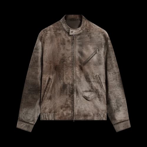 Kith &Kin Pony Hair Cassius Moto Jacket 'Underground'