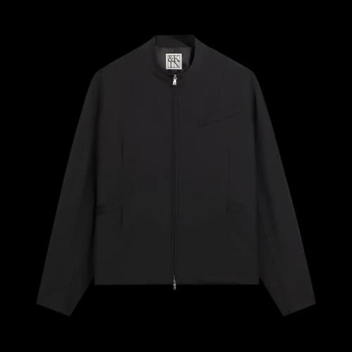 Kith &Kin Tropical Wool Denez Jacket 'Black'