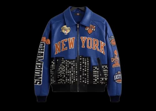 Kith x New York Knicks 2026 Champions Leather Jacket Current