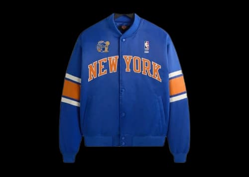 Kith x New York Knicks 2026 Champions Satin Bomber Jacket Current