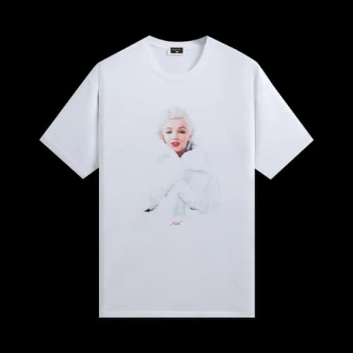 Kith For Marilyn Monroe Fur Coat Tee 'White'