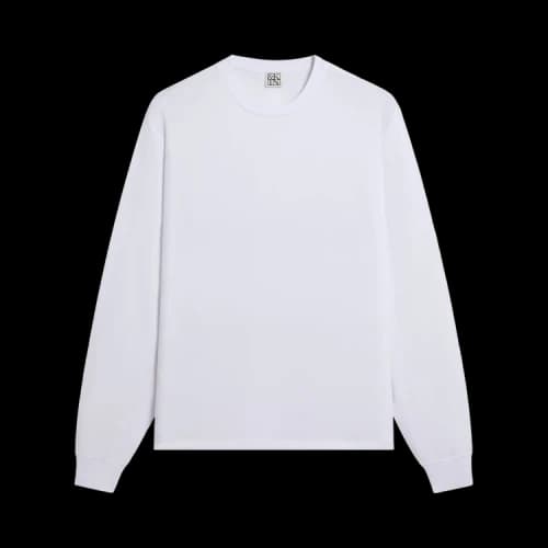 Kith &Kin Long Sleeve Darin Tee 'White'