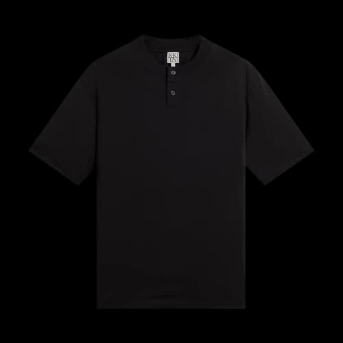 Kith &Kin Albie Henley Tee 'Black'