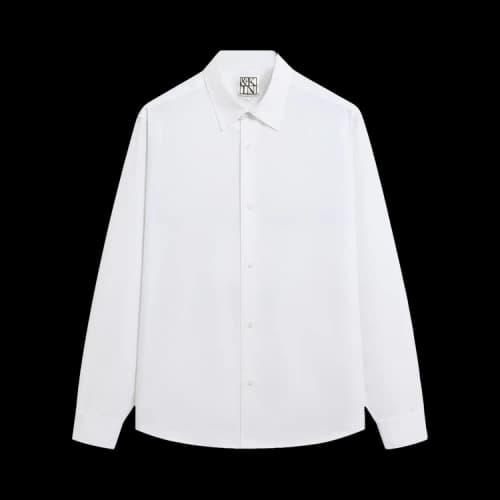 Kith &Kin Poplin Georgie Shirt 'White'