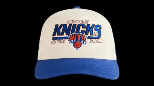 Kith x 47 Brand x New York Knicks 2026 Finals Hitch Snapback Sandrift