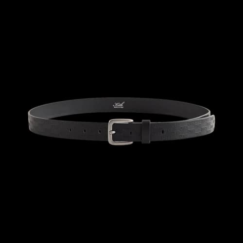 Kith Monogram Vachetta Leather Belt 'Black'