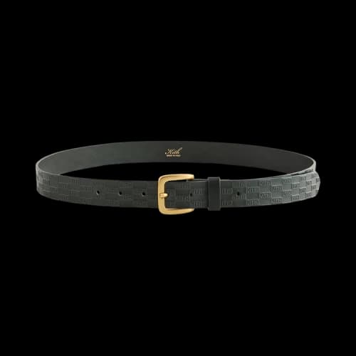 Kith Monogram Vachetta Leather Belt 'Equestrian'