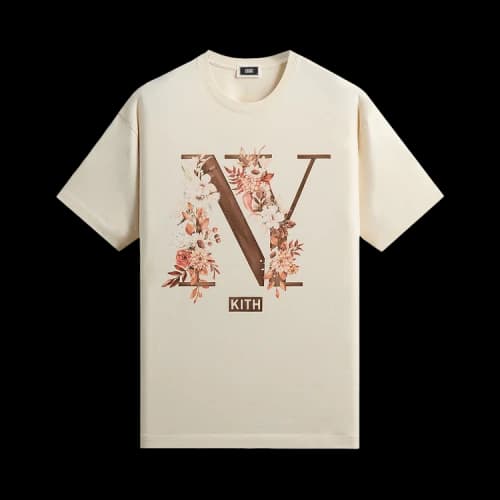 Kith Floral Ny Tee 'Sandrift'